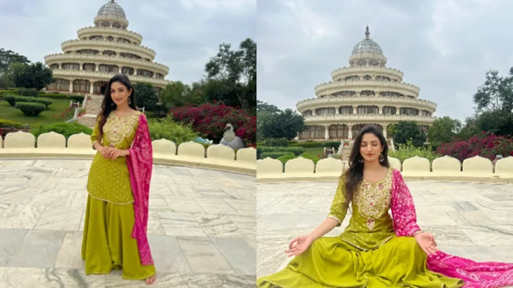 Actress Donal Bisht Finds Peace And Purpose At Art Of Living