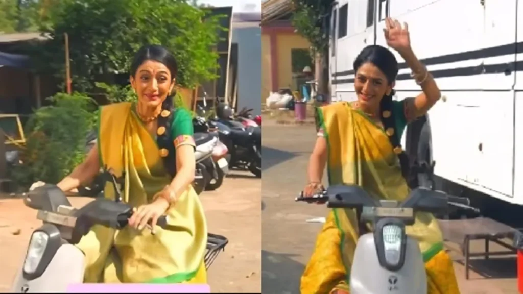 Itti Si Khushi Neha SK Mehta hops on scooter for a spontaneous joyful ride
